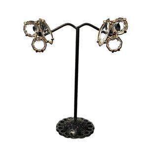 Kate Spade New York Earrings Cluster Studs In Clear Gold Tone